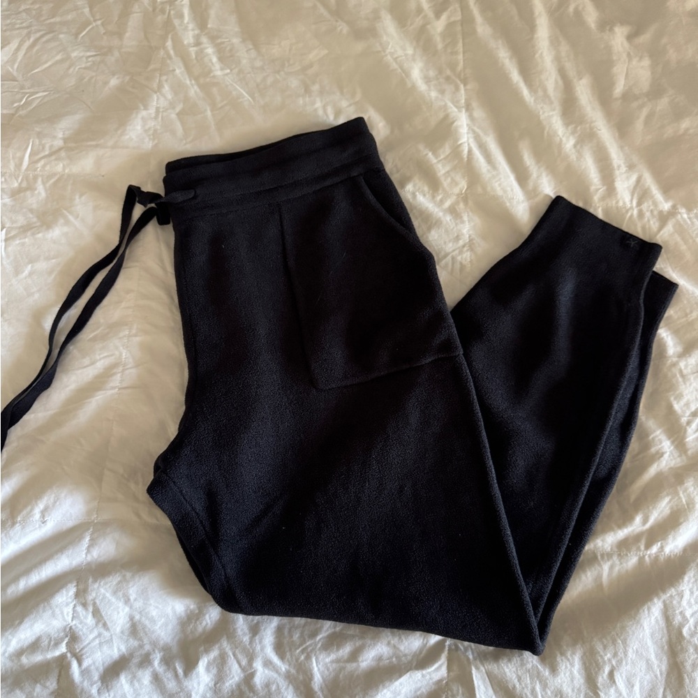 Barefoot Dreams Black Jogger Pants- Size Large